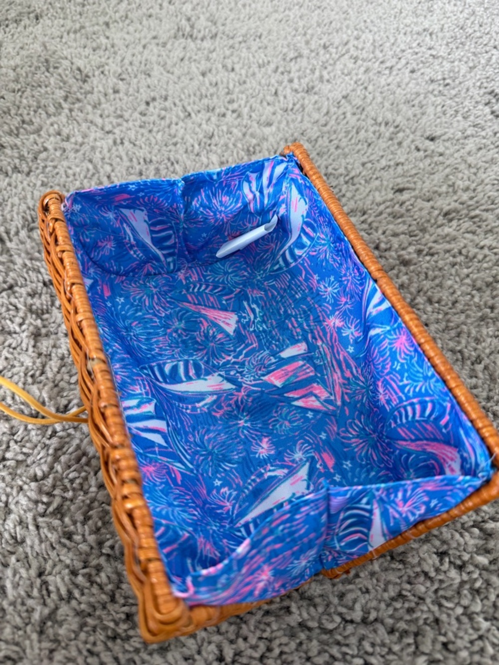 Lilly Pulitzer Wicker Clutch - Picture 5 of 5